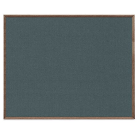 United Visual Products Wood Combo Board, 72"x48", Cherry/White Porcelain & Cork UVDECORK7248OAK-CHERRY-WHTPORC-CORK